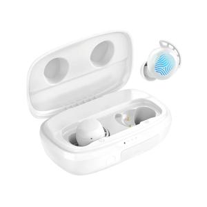Tribit Wireless Earbuds, 110H Playtime Bluetooth 5.3 IPX8 Waterproof Call Noise Reduction Bluetooth Earbuds Headphones with Mic Earphone in-Ear Wireless Earphones, Flybuds 3 White