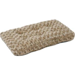 MidWest Homes for Pets Plush Pet Bed; Ombr Swirl & Cat Bed; Mocha 17L x 11W x 1.5H - Inches for Toy Dog Breeds, 40618-STB, 18-Inch (Gray)