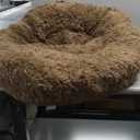 MIXJOY Orthopedic Dog Bed Comfortable Donut Cuddler Round Dog Bed Ultra Soft Washable Dog and Cat Cushion Bed (20''/23''/30''/36'') (36''x36'', Brown)