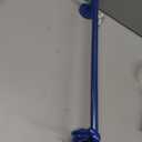 Allied Brass PQN-41-30-HK-MBL Prestige Que 30 Inch Towel Bar with Integrated Hooks, Mediterranean Blue (32.25 Inch)