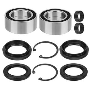 Front Wheel Bearings Seals for Honda FourTrax 300 Rancher 350 400 420 Only for 4x4, OEM# 91051-HC5-003 91209-HN2-003 91256-HC5-003