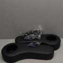 Golf Cart Armrest with Cup Holder for Rear Seat kit (black)