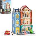 Lumibricks ToyStore Lighting BuildingBricks Set – City Town Modular Townhouse Toy Shop Dollhouse LED Light Display Model 3086 Pcs Construction Kit for Adults and Teens