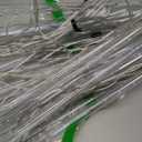 iBaycon 20 Tubes 480 LED Meteor Shower Rain Lights, 11.8 inches Cascading Icicle Lights Waterproof Outdoor, Connectable Falling Raindrop Lights with Timer for Holiday Party Christmas Decorations (Green)