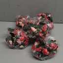 Miracliy 8Pcs 66FT Pink Flower Garland, Artificial Rose Floral Vines Fake Hanging Spring Flower Garland for Wall Backdrop Wedding Arch Tea Party Door Mantle Decoration