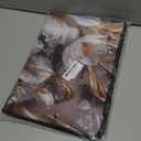 Glass stove top cover 28"x 20", Stove Top Covers for Electric Stove, Flat Range Mat for Glass Cooktop, Kitchen Heat-Resistant Protector Non-Slip Drying Mat (Golden Flowers)