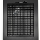 Ac Vent Cover Matte Black 12inX10in