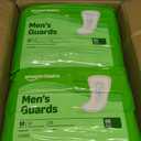 Amazon Basics Men's Incontinence Guards, Maximum Absorbency, Moisture-Wicking with Odor Protection, One Size Fits Most, 104 Count (2 Packs of 52)