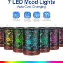 Essential Oil Diffuser- Aromatherapy Diffuser with7 Colors Light and Auto-Off for Women Metal Cool Mist Humidifier for Home and Office for Mom WomenCardinal (Red Bird)