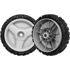 2 Pack Lawn Mower Drive Wheels Replace Husqvarna 580365301 8 inch wheel