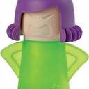 HORNO Angry Mama Microwave Oven Steam Cleaner and Disinfects With Vinegar and Water for Kitchens (Green)