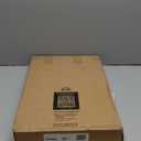 Mayfair Bennett Toilet Seat with Brushed Nickel Hinges, Slow Close Wood Seat, Secure Metal Hinges, Easy Install, Elongated, White