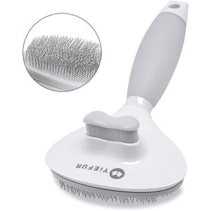 Cat Hair Brush,Cat Brush for Shedding,Soft Silicone Self Cleaning Brushes for Short and Long Haired Cats for Grooming and Shedding