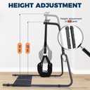 Neck Stretcher Hammock with Stand for Neck Decompression, Cervical Traction Device Stand Steel Heavy Duty, Neck Decompressor Neck Stretching Strap with Stand or Frame for Neck Tension Relief