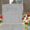 Grave Decorations for Cemetery Vase for Flowers with Stakes and Floral Foam, Draining Holes - for Garden, Grave,Cemetery,Lawn, Yard - Memorial Grave Decorations - Nature Granite Colour