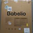 Babelio Baby Gate for Doorways and Stairs, 26-40" Auto Close Dog Gate, PressGuard C5, Easy-Install Pressure Mounted Satey Door, No Drilling Safety Gate for Child and Pets, Brown