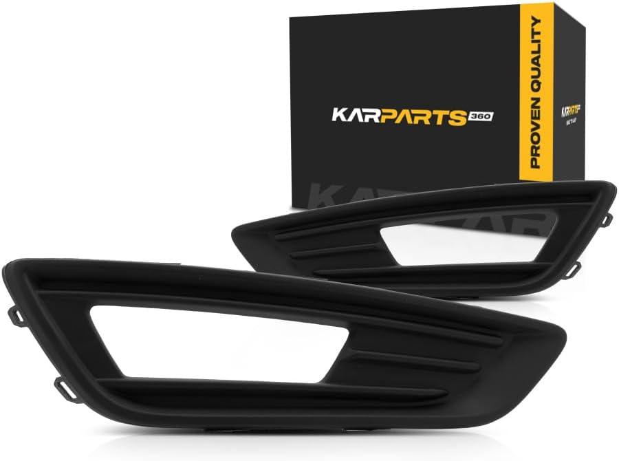 For Ford Focus Fog Light Bezel 2015 16 17 2018 Pair Driver and Passenger Side Sedan/Hatchback w/Fog Light Hole For FO1038151, FO1039151 | F1EZ 15266 E, F1EZ 15266 A