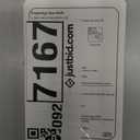 White French Tip Press on Nails with 3D Gold Lines Acrylic Nails Medium Almond Glue on Nails Glossy Reusable Stick on Nails for Women DIY Charm Manicure