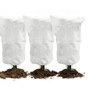 Sherika 12Pack Winter Plants Covers Freeze Protection, 32x47in 2.65OZ/yd² Frost Cloths for Outdoor Plants with Drawstring, Reusable Frosts Blankets for Outdoor plants, Garden& Village Planting, Animal