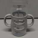 Dr. Brown's Milestones Wide-Neck Sippy Straw Bottle, Spill-Proof with 100% Silicone Handles and Weighted Straw, 9 oz