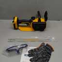 Mini Chainsaw for Dw 20V Max Battery,12 Inch Electric Chainsaw with Security Lock,Brushless for Cordless Chain saw for Wood Cutting, Tree Cutting(Battery Not Included)