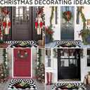 Room Decoration Doormat,3D Illusion Floor Mat Non-Slip Door Mats (Black, 50x80 CM)