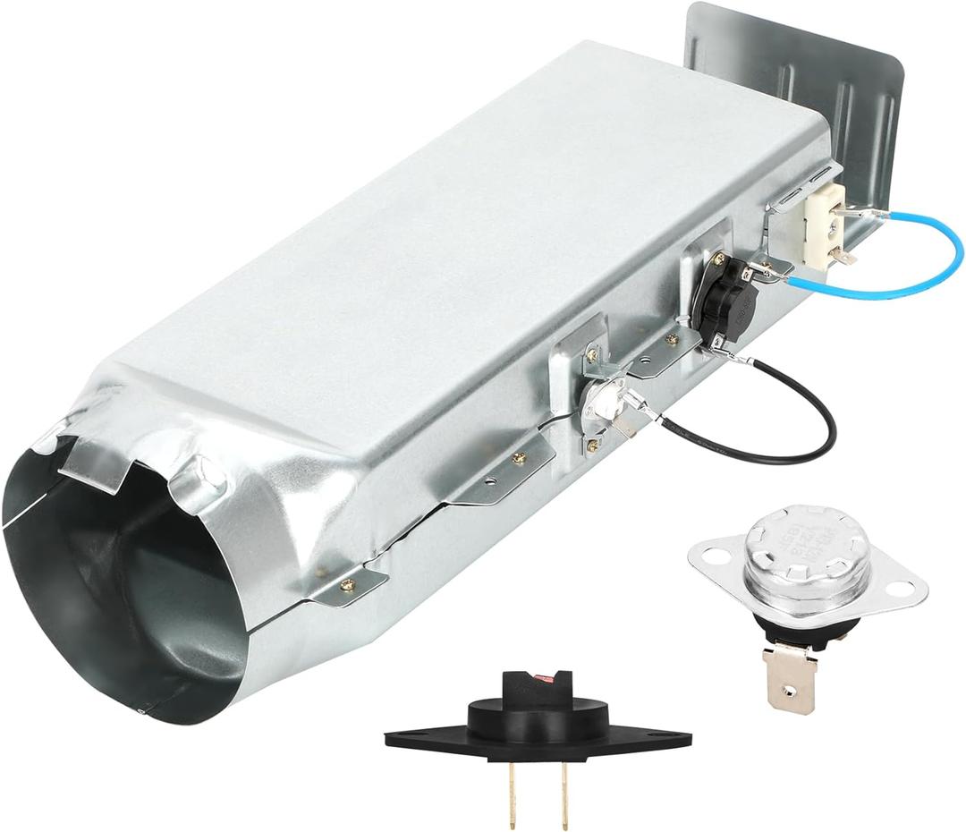 DC97-14486A Dryer Heating Element Upgrade OEM DC96-00887A,Fit for Samsung Dryer dv45h7000ew/a2 dve50r5400v/a3 dve50r5200w/a3,Replace DC97-14486D AP4342351 (with DC32-00007A DC47-00016A)