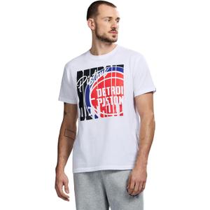 GAME 7 Men's X NBA Officially Licensed Graphic Short Sleeve Lightweight Crew Neck Cotton Team T-Shirt (Large)