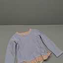 RuffleButts Baby/Toddler Girls Seersucker Long Sleeve Rash Guard Bikini 4T