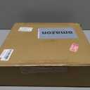 Black Lamp Shade, Large Drum Lampshade 13in Top x 13in Bottom x 10in High, Replacement Lamp Shade Natural Linen Hand Crafted for Table Lamps Floor Lamps Chandelier Lamp, Easy Assembly Required