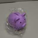 H&W Mini Piggy Bank, Plastic Coin Bank, Unbreakable Money Banks, Cute Piggy Banks, Best Birthday Gifts Home Decoration, Purple (Small)