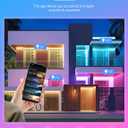 Smart Light Bulbs, WiFi & Bluetooth 5.0, Work with Alexa Google Assistant, App Control, Color Changing LED Bulb,E26 800LM Dimmable RGB Lights, Smart Home Lighting, Dimmable, 4Pack with Remote