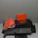 Nerf Elite Blaster Rack - Storage for up to Six Blasters, Including Shelving and Drawers Accessories, Orange and Black