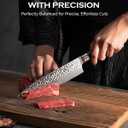 Japanese Chef Knife, 67-Layer Damascus Steel 8 Inch Kitchen Knife with AUS-10 Core, Professional Hand Forged Gyuto Knife with Gift Box, Ergonomic Handle, Ideal Valentine's Day Gifts for Men Women