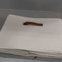 StorageWorks Shoe Organizer for Closet, Shoe Storage Cubby Containers with Adjustable Dividers and Clear Cover, Fits up to 16 Pairs, Foldable Shoe Storage Organizer Box for Closet, Entryway, Beige (Medium)