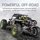 Mould King 18002 RC Climbing Car Building Kits, 1879 Pieces MOC Building Blocks 4X4 Off-Road Truck Model Sets, Stem Remote Control Car Bricks Toys