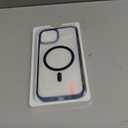 Miracase Magnetic for iPhone 13 Case 6.1 inch (Compatible with MagSafe)with 2X Screen Protectors Military-Grade Protection, Anti-Fingerprint Translucent Matte Phone Case Cover, Clear Blue