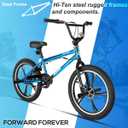 Hiland 20 Inch 3 5 Spoke Kids BMX Bike for Boys Girls Ages 5-12, 360 Degree Rotor Freestyle, 4 Pegs Single Speed Kids BMX Bicycle, Multiple Colors