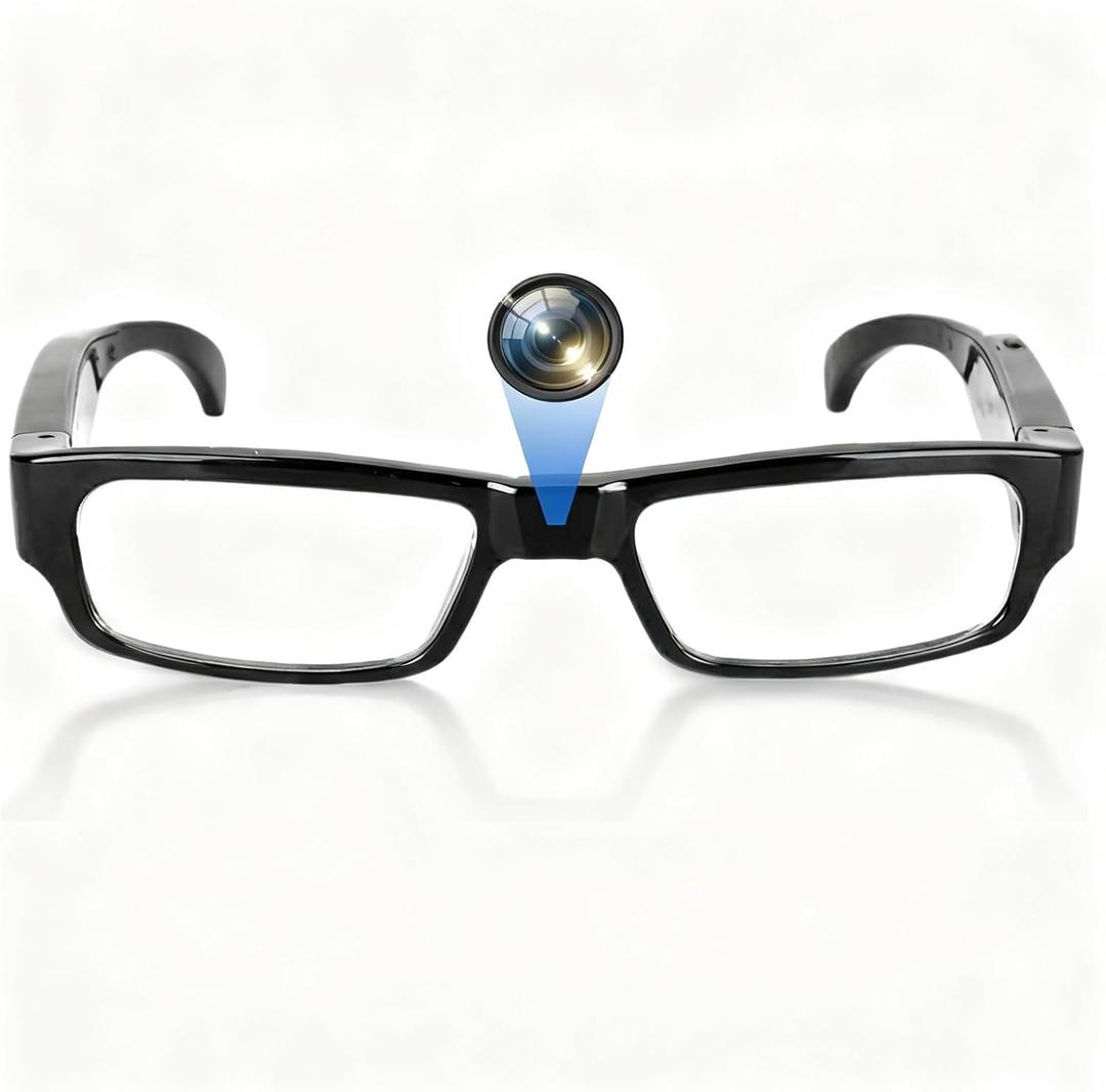 Limiete 1080P HD Camera Glasses with 32GB Card, Video Recording and Photo Taking, Discreet Smart Glasses with Camera and Audio, Hands-Free POV Wearable Recorder, No WiFi No App