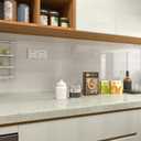 Cohoo Home Stainless Steel Contact Paper Peel and Stick Countertop Silver Stainless Steel Wallpaper for Kitchen Backsplash Self Adhesive Wallpaper Dishwasher Fridge Appliances Cover 17.7inW 393inL