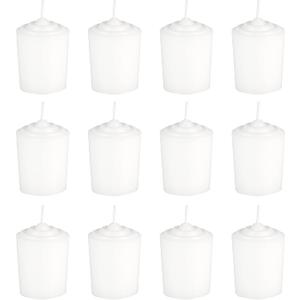 Candles 18 pcs Unscented White