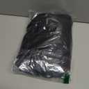 LUSHVIDA Vinyl Card Tablecloth with Flannel Backing 36x36 inch - Waterproof Plastic Picnic Table Cover for Square Folding Table Cloth with Elastic Corners, Black