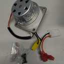 812-4421 Auger Feed Motor Heatilator Compatible with CAB50 PS35 PS50 7000-500 PH Replacement for Quadra-Fire Part 812-4421/812-4420 2.4RPM 120V Auger Feed Motor