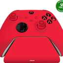 Razer Universal Quick Charging Stand for Xbox Series X|S: Magnetic Secure Charging - Perfectly Matches Xbox Wireless Controllers - USB Powered - Pulse Red (Controller Sold Separately)