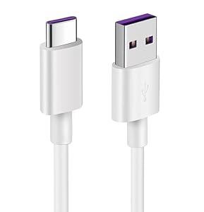 5 feet USB C Handheld Mini Fan Charger Cable for JISULIFE Fan, Aluan, WiHoo, CIVPOWER Neck Fa-n, HomeLifairy, FrSara, Bladeless Fa-n, Replacement Personal Portable Fa-n Type-C Charging Power Cord (Pack of 3)
