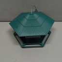 Bird Feeder for Outdoors Hanging,Green Hanging Wild Bird Feeders with S Hook for Blue Bird, Cardinals, Finches,Wild Birds Seed Feeder, As Gift for Bird Lovers