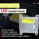 LED Headlight Module Replacement for FB53-13B626-B: 2016 2017 2018 2019 Ford Explorer Headlight Module - Headlight LED Module Replacement for FB5Z-13C788-B LED Headlight Unit Controller Part
