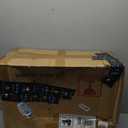 loyoele 9000W Solar Parking Lot Lights 360000LM 7000K LED Solar Street Lights Outdoor Waterproof Dusk to Dawn Street Lights Solar Powered,with Motion Sensor,Yard (Black)