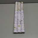 Safiyya 78.7"×17.3" White and Gold Wallpaper Geometric Peel and Stick Wallpaper for Bedroom Contact Paper for Cabinets Liner Self Adhesive Removable Wall Paper for Walls Vinyl Rolls, Pack of 3