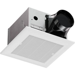 JULLISON Ventilation Fan With Grille for Bathroom and Home, 100CFM, 25W Ceiling Mount Shower Exhaust Fan, 120V, White, Wet Rated, ETL Certified